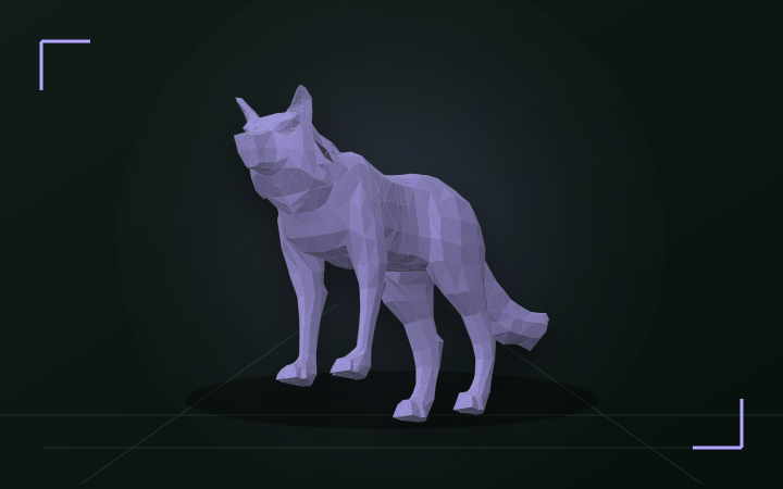 Night Wolf shown as a collapsed sliced puzzle